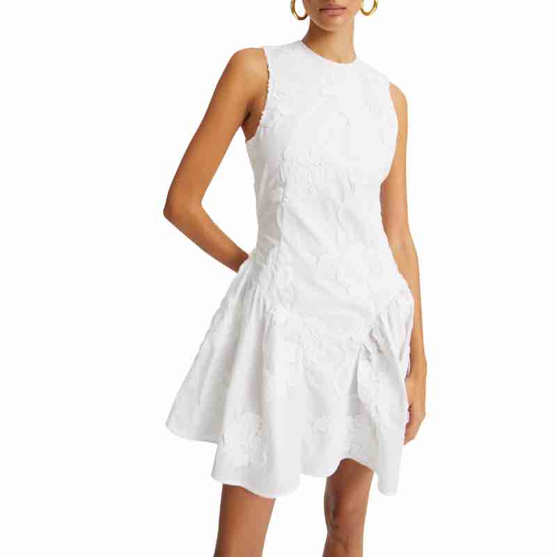 poplin mini dress