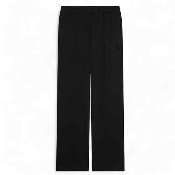 Wide leg fleece trousers