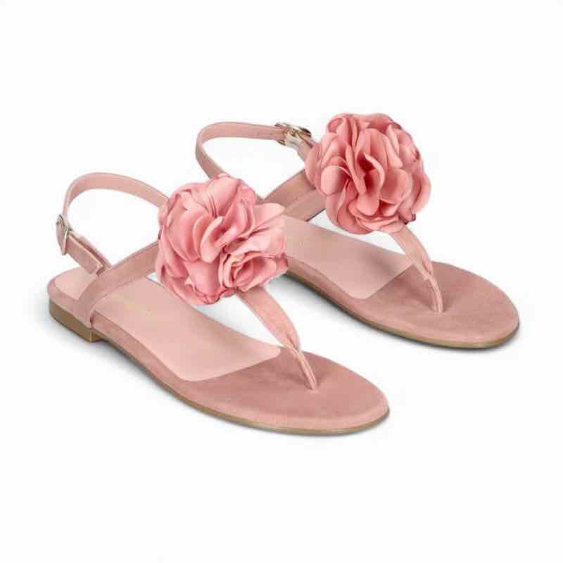 sandal med blomst