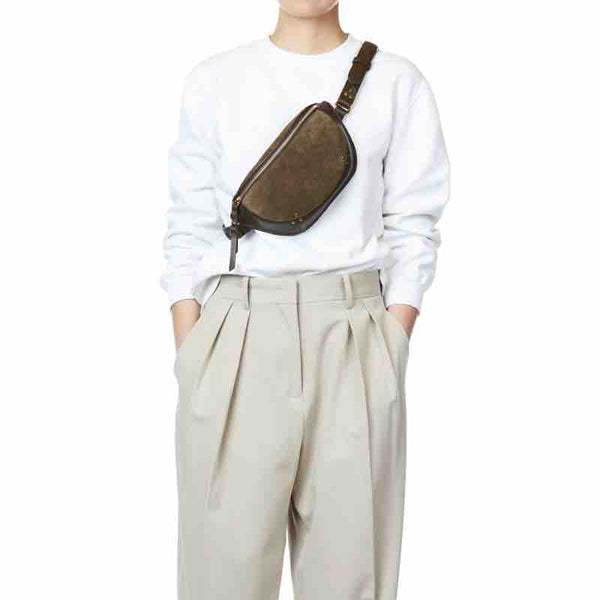 bumbag suede