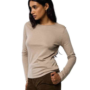 langærmet bluse