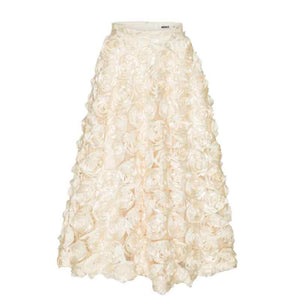 blomster maxi nederdel
