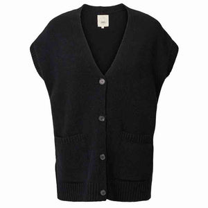strik vest oversize