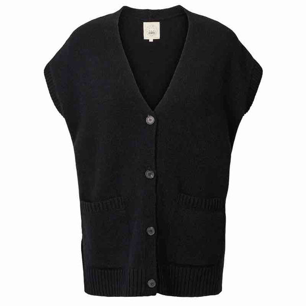 strik vest oversize