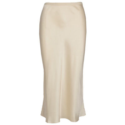 Bar silk skirt