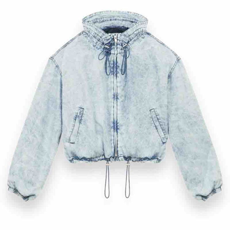 denim bomber jakke