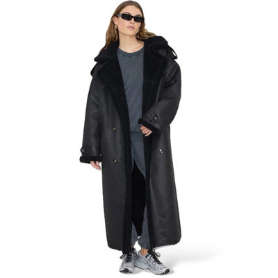 coat shearling faux