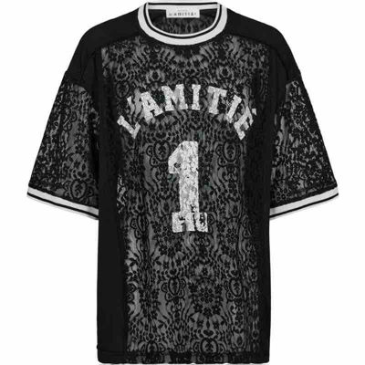 lace football tee