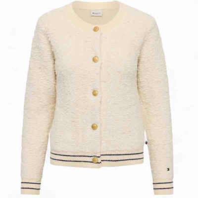 boucle cardigan