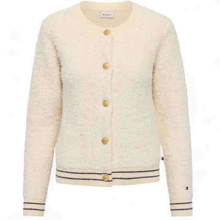 boucle cardigan