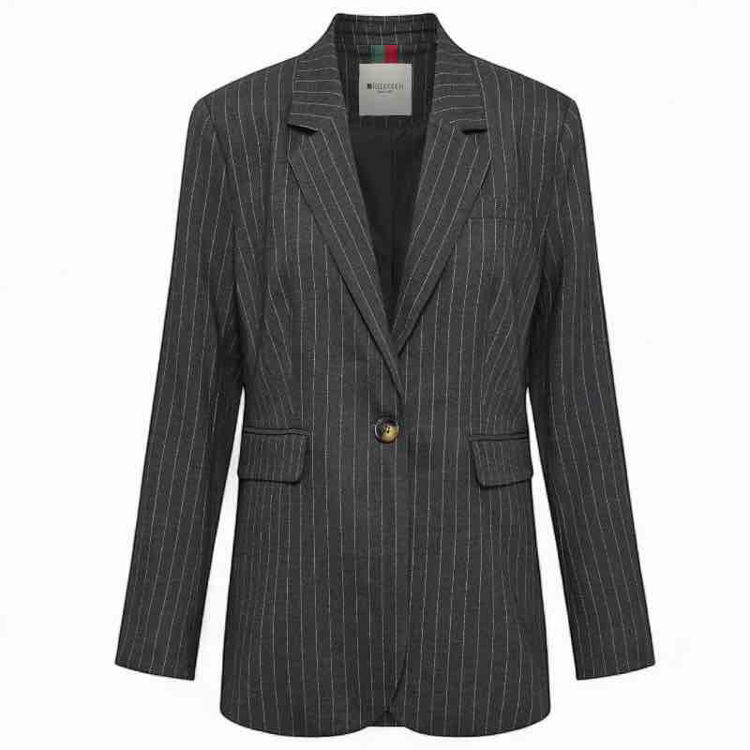 stribet blazer