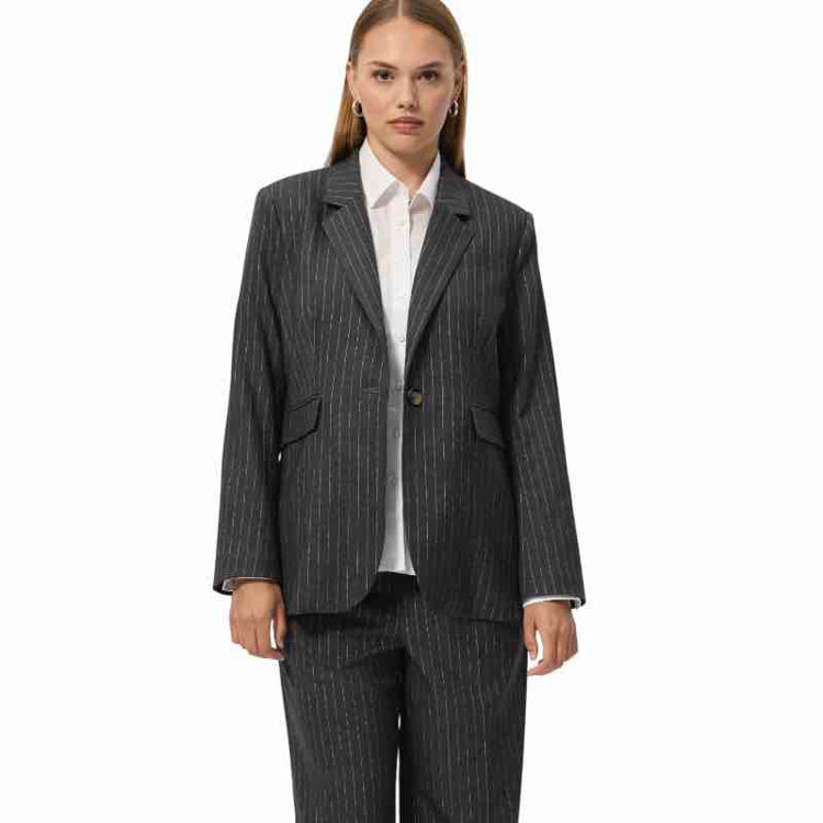 stribet blazer