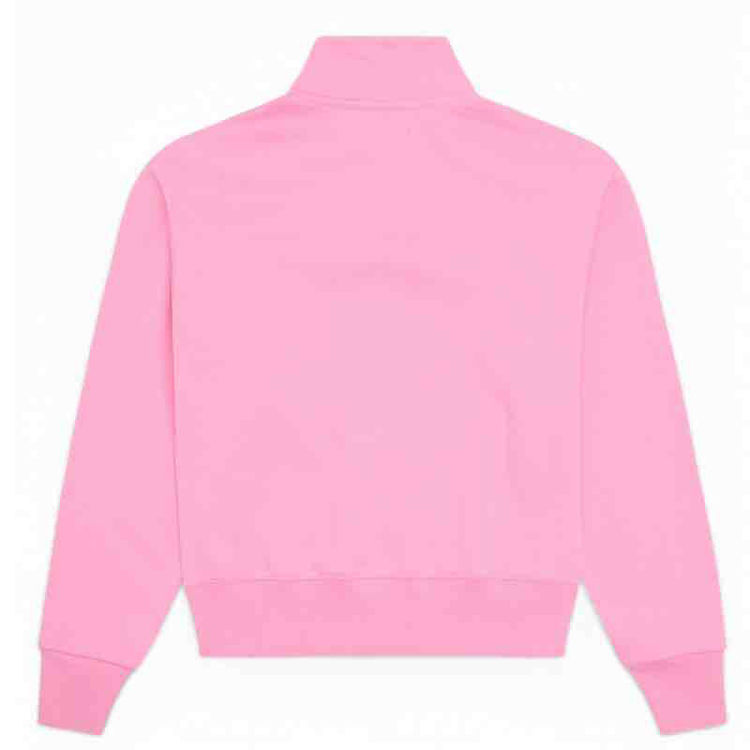 fittet half zip sweatshirt